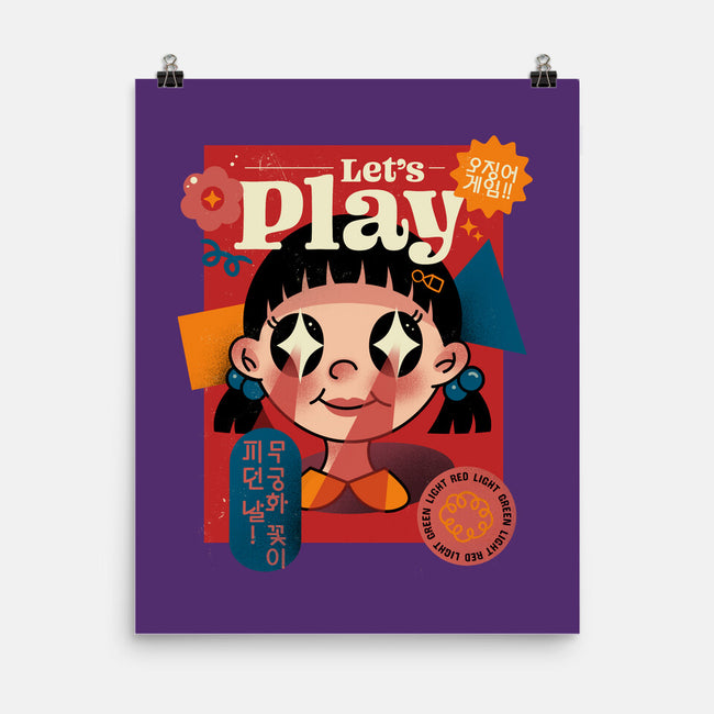 Let's Play-none matte poster-pescapin