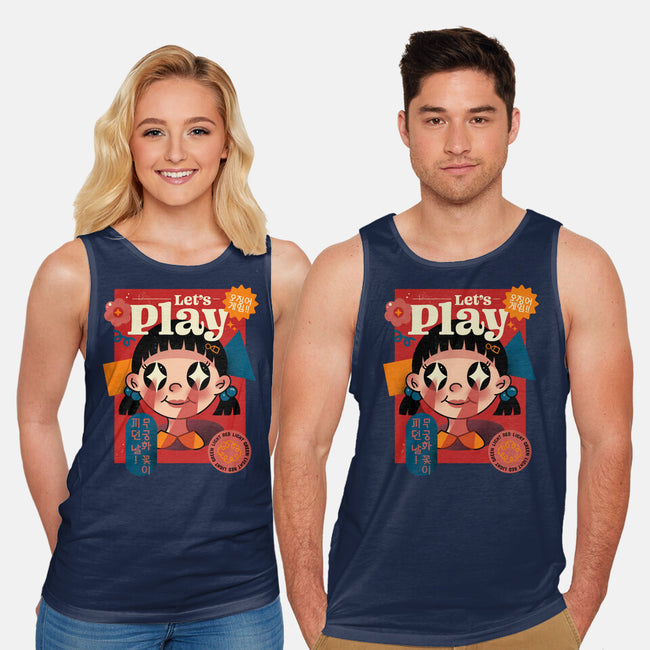 Let's Play-unisex basic tank-pescapin