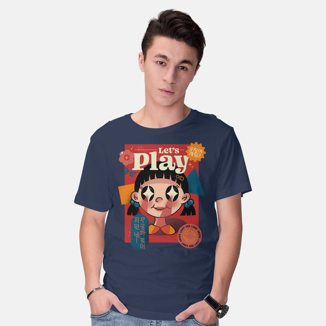 Let's Play-mens basic tee-pescapin