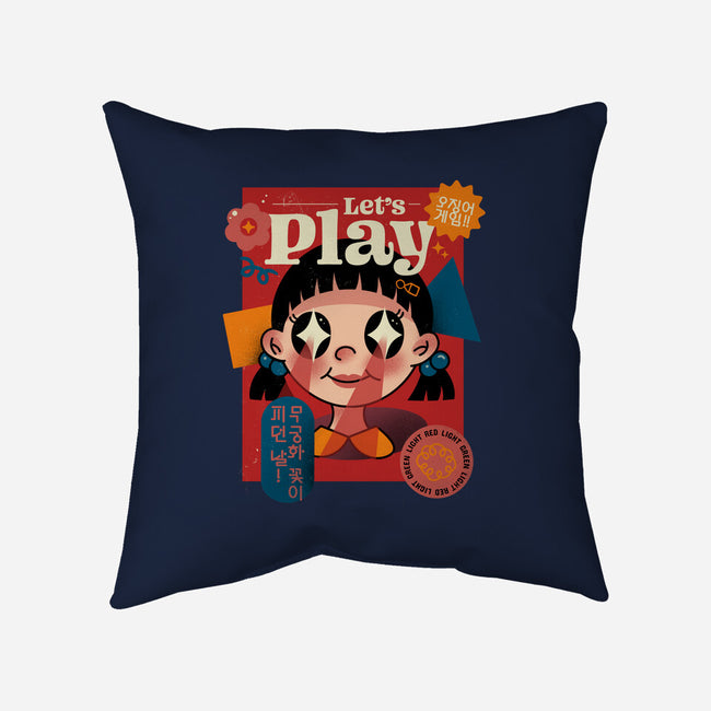 Let's Play-none removable cover throw pillow-pescapin