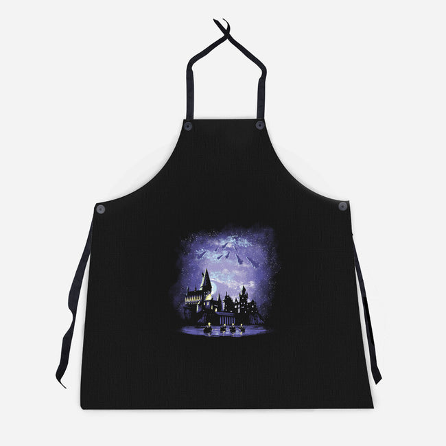 School of Wizardry-unisex kitchen apron-dalethesk8er