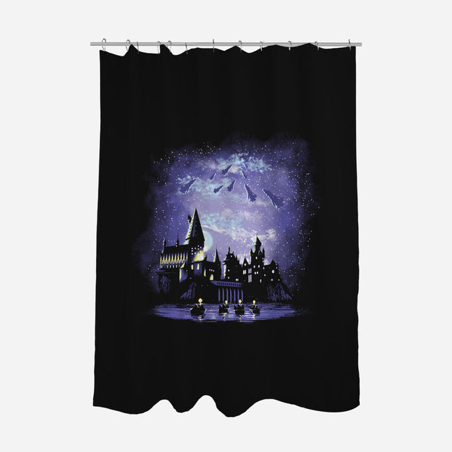 School of Wizardry-none polyester shower curtain-dalethesk8er