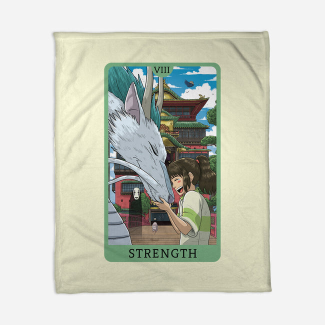 Strength Ghibli-none fleece blanket-danielmorris1993