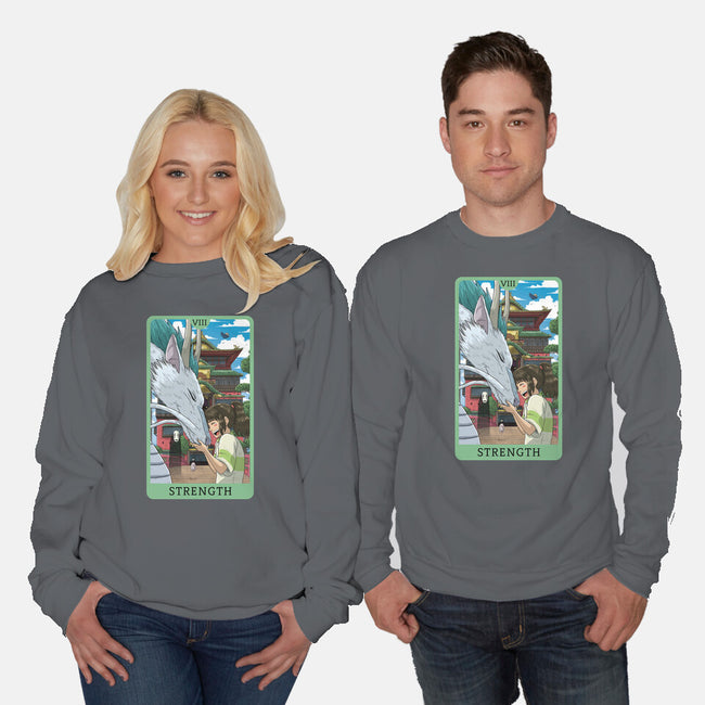 Strength Ghibli-unisex crew neck sweatshirt-danielmorris1993