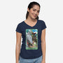 Strength Ghibli-womens v-neck tee-danielmorris1993