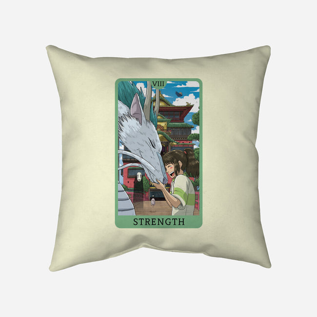 Strength Ghibli-none removable cover w insert throw pillow-danielmorris1993