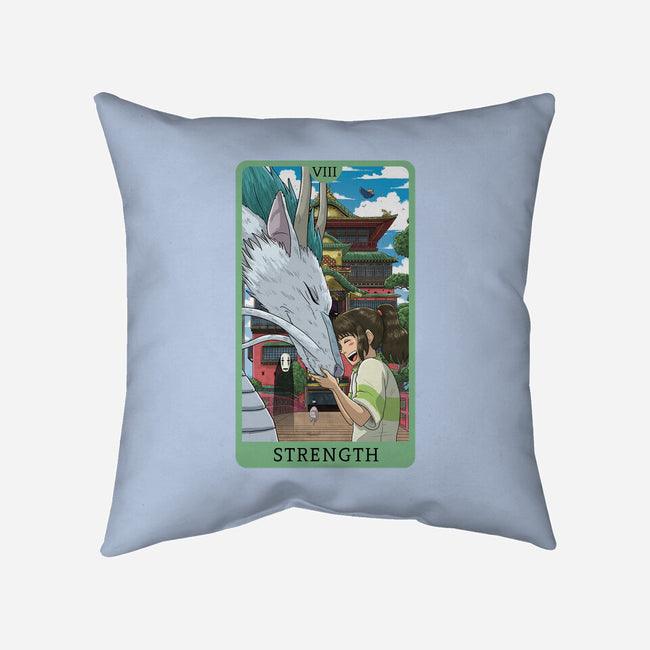 Strength Ghibli-none removable cover throw pillow-danielmorris1993