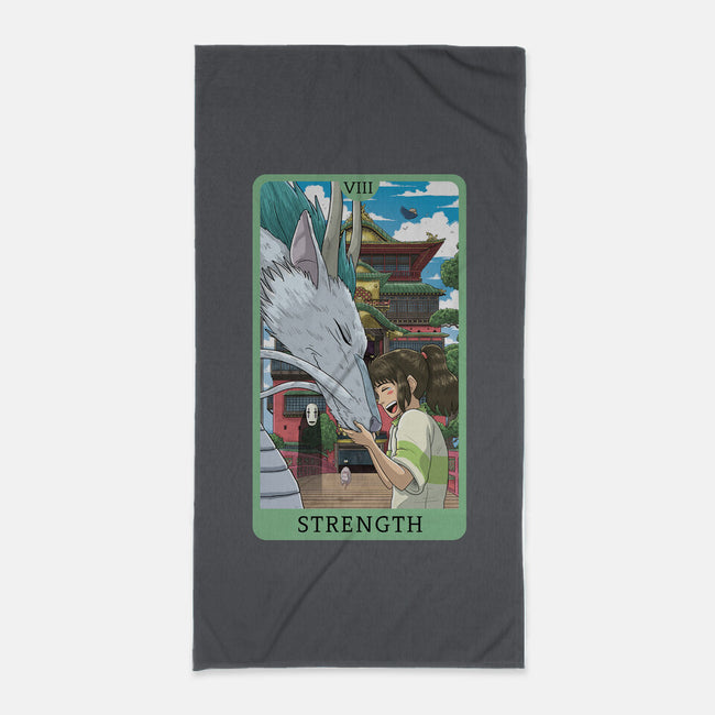Strength Ghibli-none beach towel-danielmorris1993