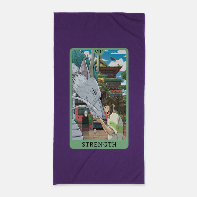 Strength Ghibli-none beach towel-danielmorris1993