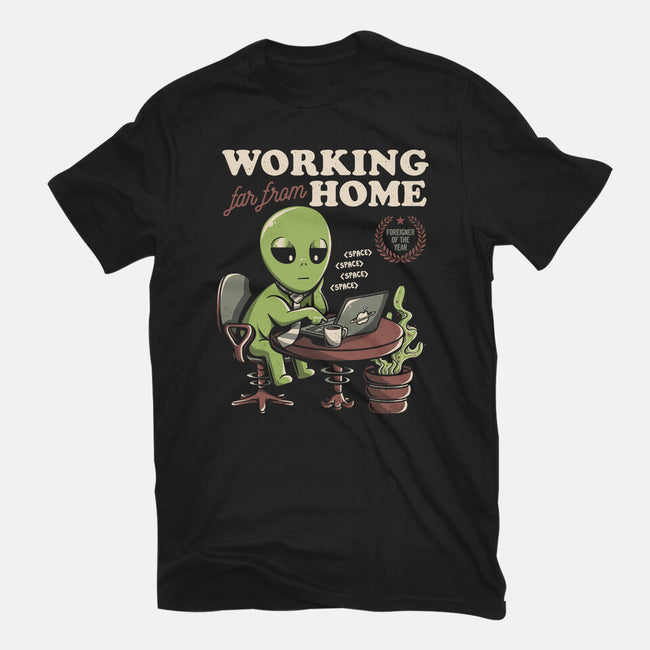 Working Far From Home-mens premium tee-eduely