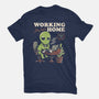 Working Far From Home-mens basic tee-eduely
