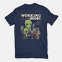 Working Far From Home-womens basic tee-eduely