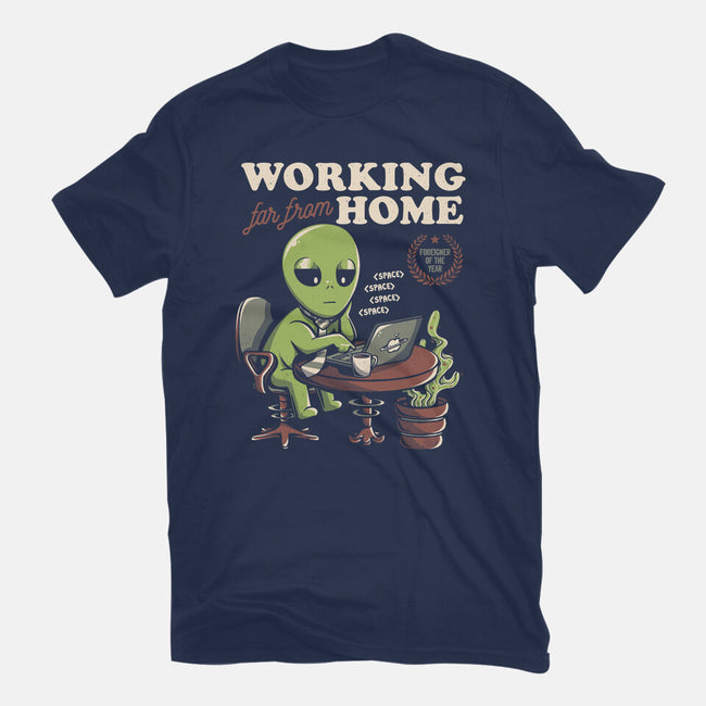 Working Far From Home-mens heavyweight tee-eduely