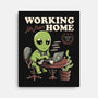 Working Far From Home-none stretched canvas-eduely