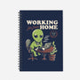 Working Far From Home-none dot grid notebook-eduely