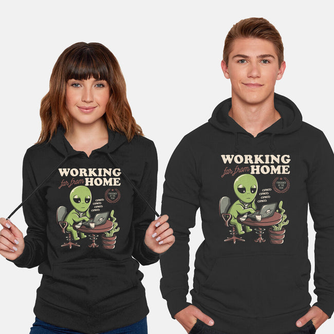 Working Far From Home-unisex pullover sweatshirt-eduely