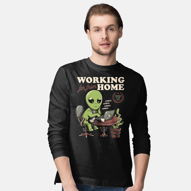 Working Far From Home-mens long sleeved tee-eduely