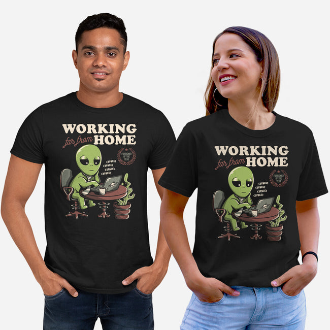 Working Far From Home-unisex basic tee-eduely
