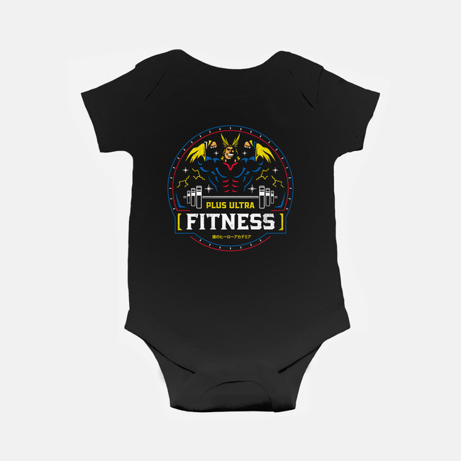 The Pro Hero Fitness-baby basic onesie-Logozaste