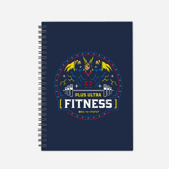 The Pro Hero Fitness-none dot grid notebook-Logozaste