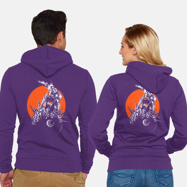 Brainhunter-unisex zip-up sweatshirt-javisan