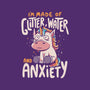 Glitter, Water and Anxiety-none drawstring bag-eduely