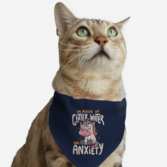 Glitter, Water and Anxiety-cat adjustable pet collar-eduely