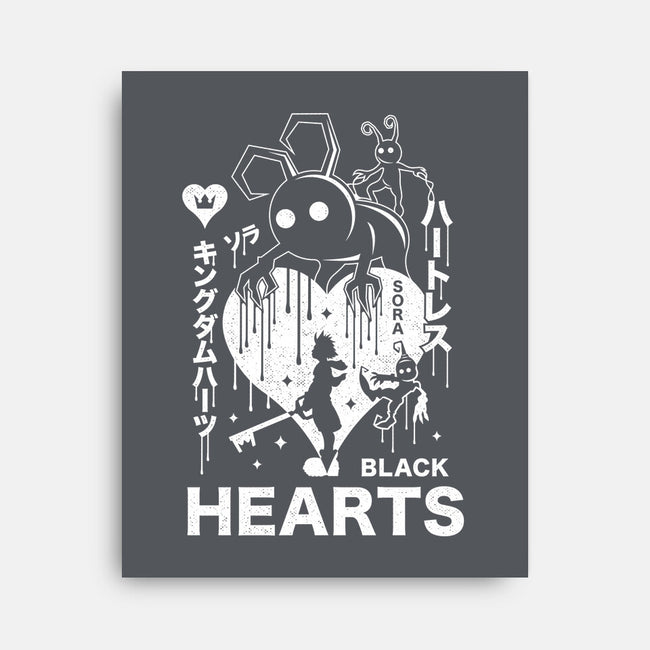 Sora Vs Heartless-none stretched canvas-Logozaste