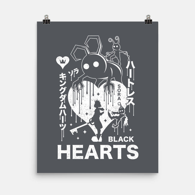 Sora Vs Heartless-none matte poster-Logozaste
