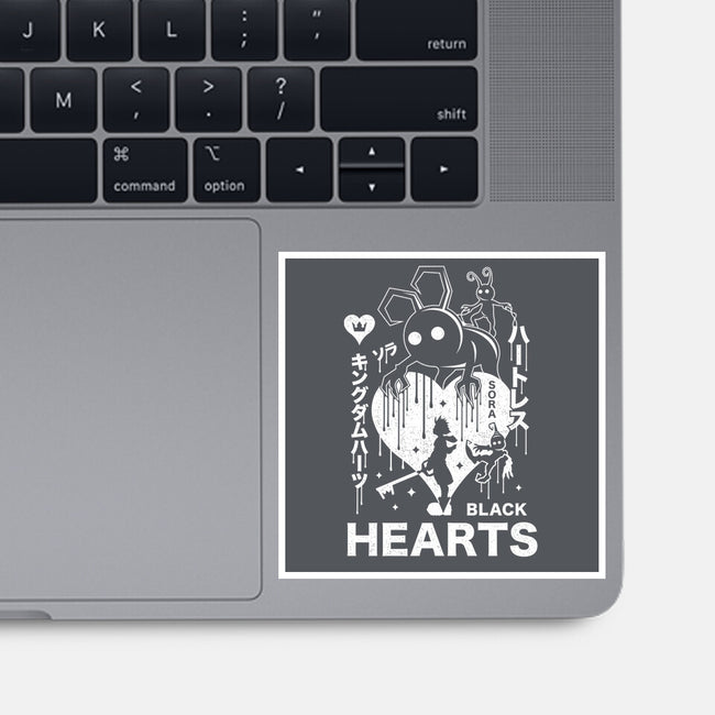Sora Vs Heartless-none glossy sticker-Logozaste