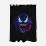 The Symbiote-none polyester shower curtain-xMorfina