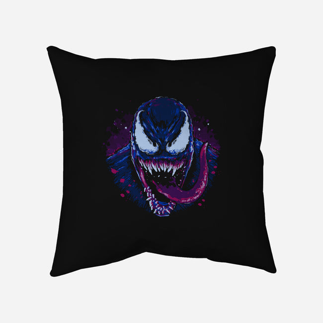 The Symbiote-none removable cover w insert throw pillow-xMorfina