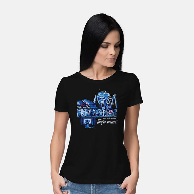 Welcome The Poltergeist-womens basic tee-goodidearyan