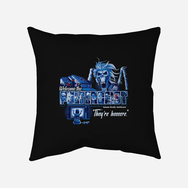 Welcome The Poltergeist-none removable cover w insert throw pillow-goodidearyan