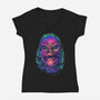 Creature's Meltdown-womens v-neck tee-glitchygorilla