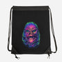 Creature's Meltdown-none drawstring bag-glitchygorilla