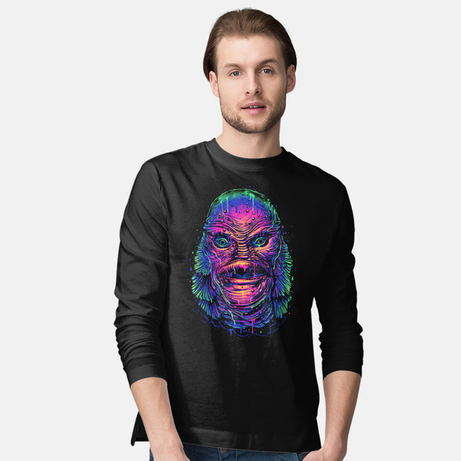 Creature's Meltdown-mens long sleeved tee-glitchygorilla