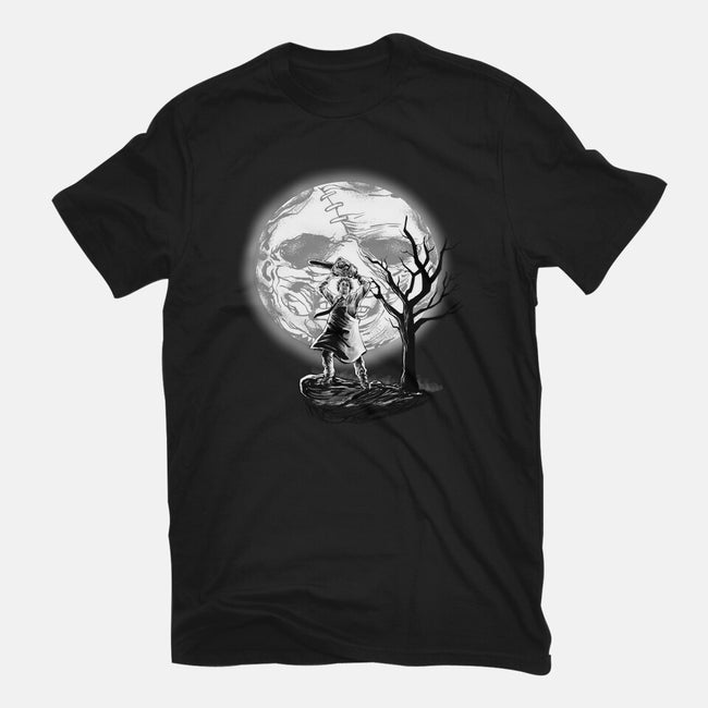 Leather Moon-mens basic tee-zascanauta