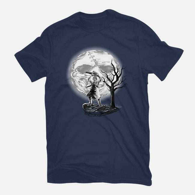 Leather Moon-mens heavyweight tee-zascanauta