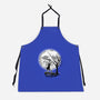 Leather Moon-unisex kitchen apron-zascanauta