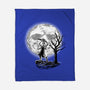 Leather Moon-none fleece blanket-zascanauta