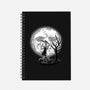 Leather Moon-none dot grid notebook-zascanauta