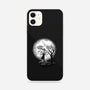 Leather Moon-iphone snap phone case-zascanauta