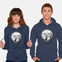 Leather Moon-unisex pullover sweatshirt-zascanauta