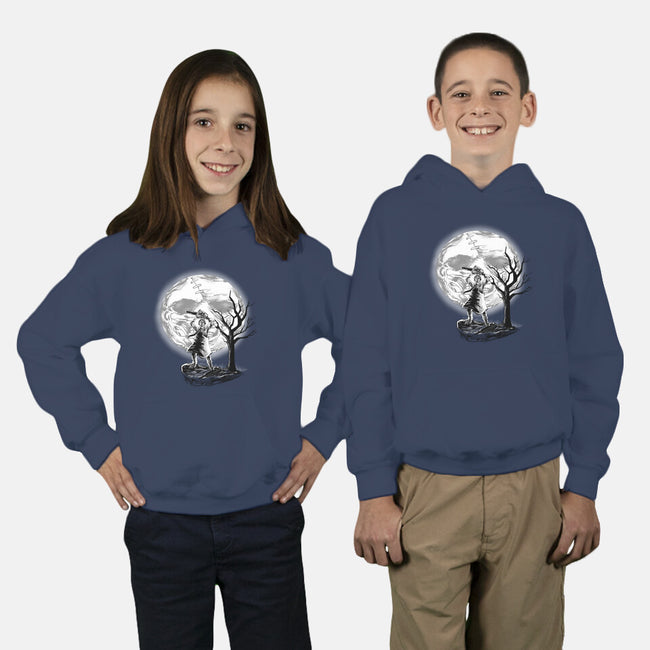 Leather Moon-youth pullover sweatshirt-zascanauta