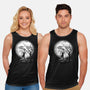 Leather Moon-unisex basic tank-zascanauta