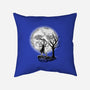 Leather Moon-none removable cover w insert throw pillow-zascanauta