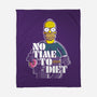 Double 0 D'OH-none fleece blanket-goodidearyan