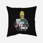 Double 0 D'OH-none removable cover w insert throw pillow-goodidearyan