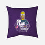 Double 0 D'OH-none removable cover w insert throw pillow-goodidearyan